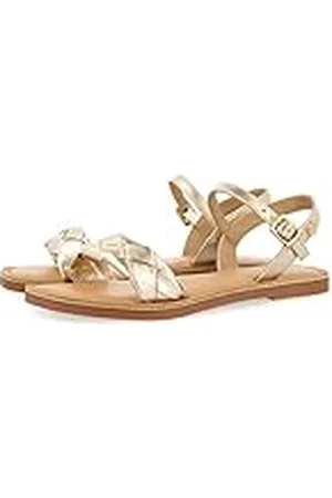 Gioseppo KNIN gouden leren sandalen met gevlochten spade voor meisjes, , 37 EU