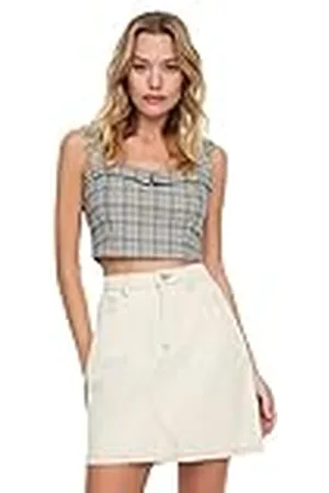 Trendyol Dames Basic Denim Rok. Skirt, , 36