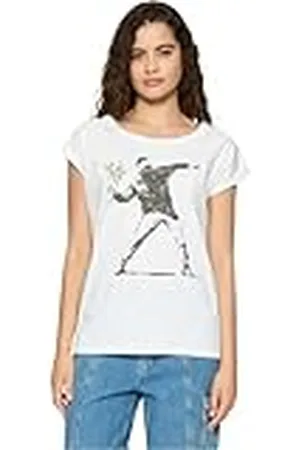 Merchcode T-shirt voor dames, , XXL