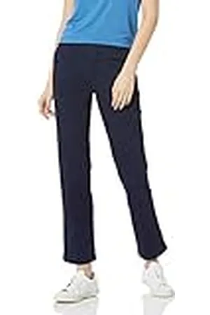 Amazon Klassieke rechte pasvorm stretch twill chino-broek voor dames, marineblauw, 20