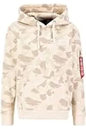 Alpha Industries Hoody met achteropdruk Camo Hooded Sweat voor heren Sand