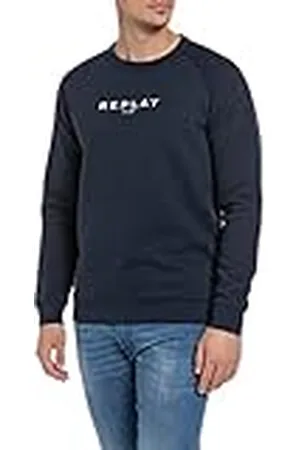 Replay Sweatshirt voor heren van katoenmix, , L