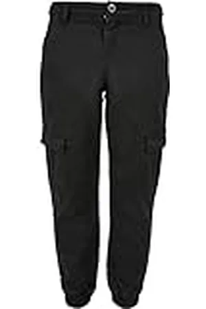 Urban classics Jongens Cargo Broek Boys Washed Cargo Twill Jogging Pants, verkrijgbaar in 3 verschillende kleuren, maat 110/116 tot 158/164, , 146/152 cm