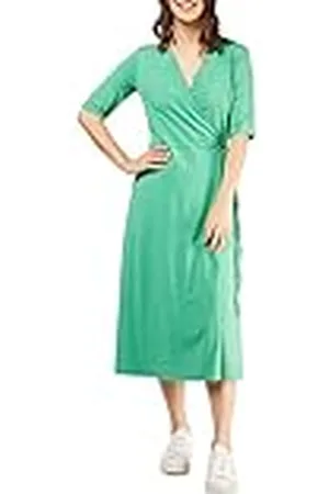 People Tree Mishka wikkeljurk voor dames, groenbriar, 14