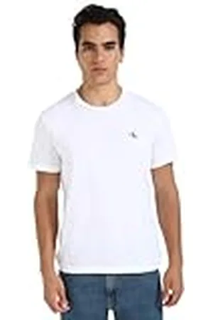 Calvin Klein Jeans Heren 2 Pack MONOLOGO T-Shirt J30J320199 S/S T-Shirt, Blauw (India Ink/Bright White), XS, , XS
