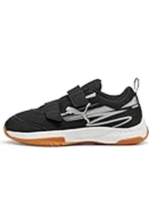 PUMA Varion II Jr zaalschoenen voor jongeren, Black-Cool Light Gray-Gum, 29 EU