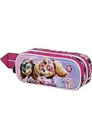 Paw Patrol Mighty-3D Dubbele Etui, , 22 x 9,5 cm, , Eén maat, 3D Dubbele Etui Mighty