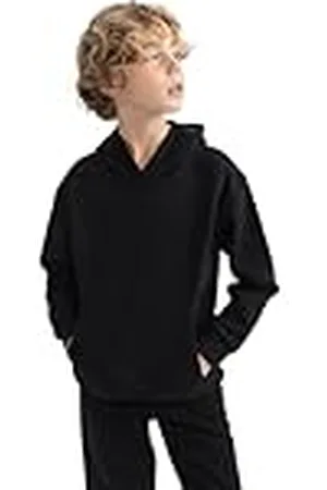 DeFacto Sweatshirt met capuchon voor jongens, , 6-7 Jaar