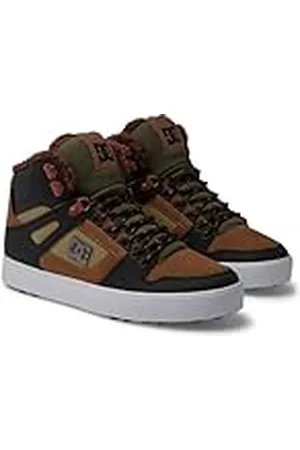 Dcshoes Pure HIGH-TOP WC WNT Sneakers voor heren, bruin/bruin/groen, 43 EU, , 43 EU