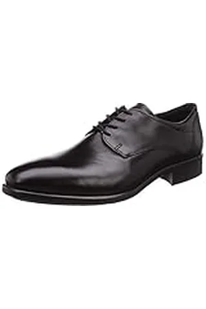 Ecco Citytray heren effen teen tie Oxford-stof, , 44.5/45 EU