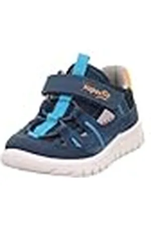 Superfit SPORT7 Mini sneakers, blauw/oranje 8000, 28 EU breed, , 28 EU Breed