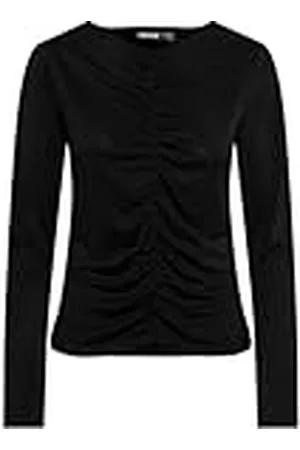 Pieces® Dames Pcanora Ls Ruching Top Bc Longsleeve T-Shirt, , M, , M