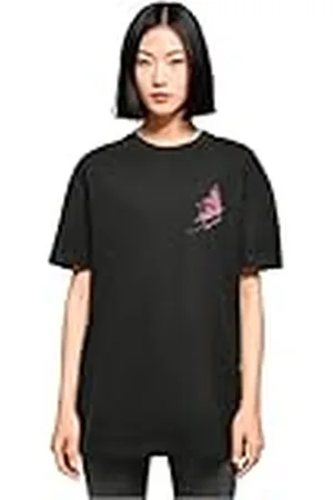 Merchcode Dames T-shirt Dames Fly High Oversized Boyfriend Tee, Oversized Fit, 100% Katoen, , M