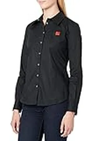 Moschino Dames slim fit shirt met lange mouwen met borstzakken, , 46