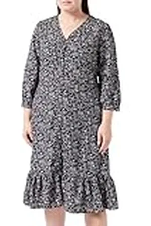 USHA Midi-jurk voor dames met bloemenprint, , XXL