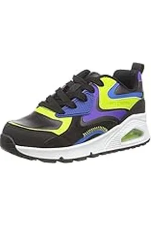 Skechers Solvano Sneakers voor heren, zwart, 7,5 UK, Zwart, 41.5 EU