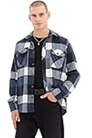 Trendyol Mannen Man Plus Size Regular Standaard kraag geweven shirt, , M, , M grote maten