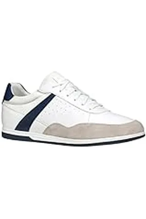 Geox U Renan C sneakers, wit/avio, 43 EU, , 43 EU