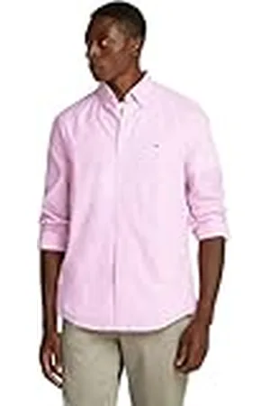 Tommy Hilfiger Heren FLEX POPLIN CLASSIC STP RF SHIRT MW0MW37549 L/S Shirt, wit, XL, , XL