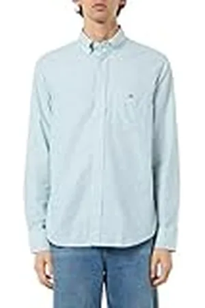 GANT REG CLASSIC OXFORD STRIPE SHIRT, , L
