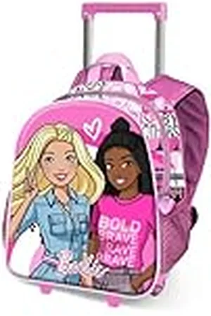 KARACTERMANIA Barbie Brave-Small 3D-rugzak met wielen, roze, 26 x 34 cm, inhoud 12,5 l, , Eén maat, Kleine 3D-rugzak