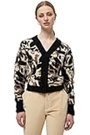Minus Dames Felina Knit Cardigan Sweater, Minreal Yellow, XL