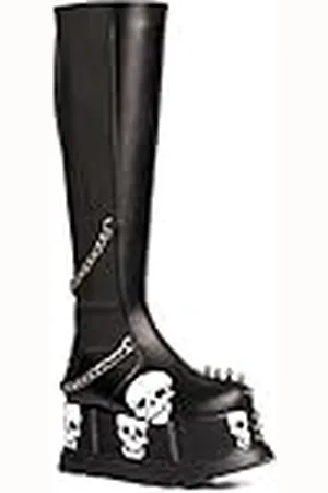 Lamoda Eerie Knee High Chunky Wedge Boots, EU 41, , 41 EU