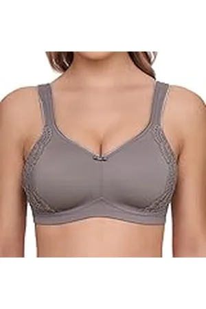 Susa Minimizer Beha voor dames, zonder beugel, London I damesbeha met minimizer snit, verkleint de borsten optisch I voorgevormde cups, brede bandjes, , 100D