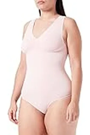BELLY CLOUD Buikwolk figuurvormende body voor dames met V-hals, , S