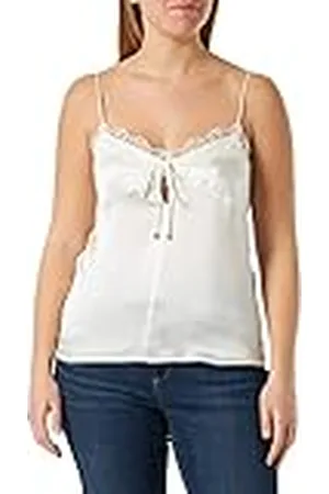 Pinko Tremante Top Satin Stretch Tanktop voor dames, , 38 NL