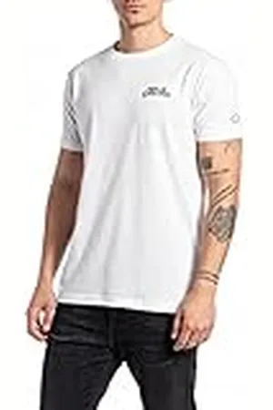Replay Heren M6347 T-shirt, 001 wit, XS