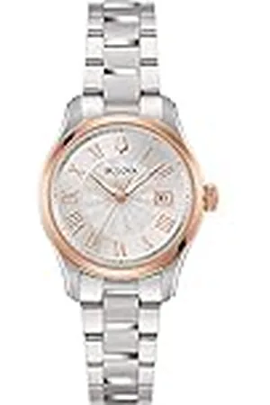 BULOVA Dameshorloge analoog kwarts met armband van roestvrij staal 98M136, , armband, , Armband