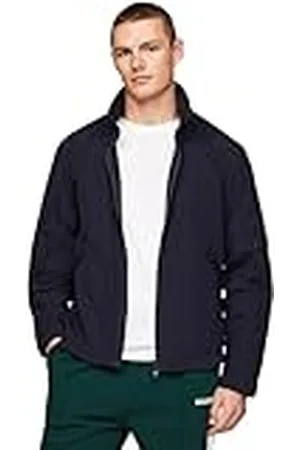 Tommy Hilfiger Heren KATOEN MIX STAND KRAAG JAS Desert Sky XXL, , XXL