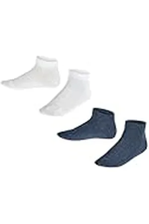 Falke Uniseks-kind Korte sokken Happy Double Pack K Sn katoen kort eenkleurig 2 paar, , 31-34