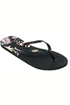Roxy Viva bedrukte damessandalen, antraciet/zwart, 41 EU, , 41 EU