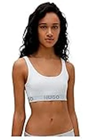 HUGO BOSS Dames Sporty Logo Bralette, , L