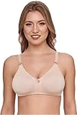 Susa BH zonder beugel Longline BH Classics I Beugelloze beha met vrouwelijke look door kanten inzetstuk I Semi-transparante beha met 3-delig genaaide cups, , 80B