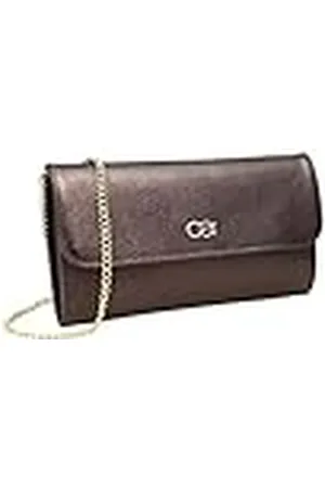 Alessandro Clutch elegantie van leer met aparte vakken 26 cm x 15 cm x 5 m, , Eén Maat