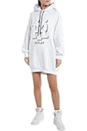 Replay Oversized sweatshirt voor dames, jurk met capuchon, , S