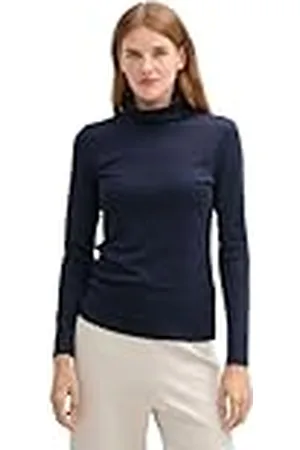 TOM TAILOR T-shirt met lange mouwen voor dames, , XL