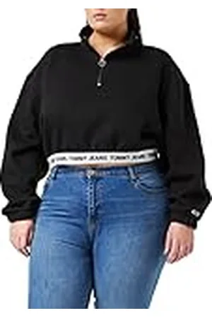Tommy Hilfiger Tommy Hilfiger Dames Tjw CRV Super Crop Tailleband Sweatshirts, , XXL, , XXL