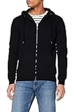 FM London Hoodie met ritssluiting voor heren - Hoodie met ritssluiting Ideaal voor vrije tijd en sportkleding - Heren Hoodies met fleece voering, , S