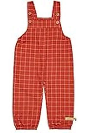 loud + proud Uniseks tuinbroek, GOTS gecertificeerde broek, Cinnamon, 74/80