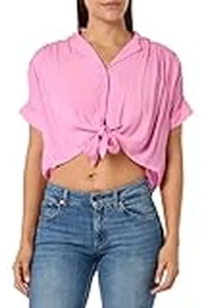 ONLY Onlpaula Life S/S Tie Shirt WVN Noos, , L