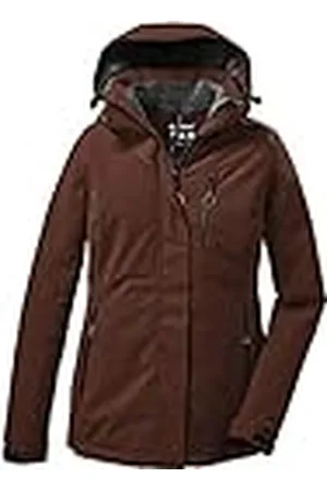 Killtec Kow 140 Wmn Jckt functionele jas voor dames, winterjas met afritsbare capuchon, , 50