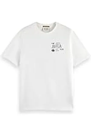 Scotch&Soda Heren Front Back Artwork T-shirt, , XXL