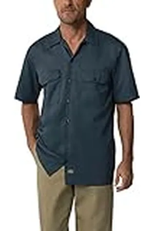 Dickies Work Shirt met korte mouwen voor heren, vrijetijdshemd