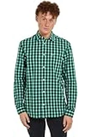 Tommy Hilfiger Tommy Hilfiger TJM Reg Poplin geruit overhemd voor heren L/S, , 3XL grote maten