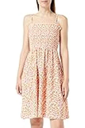 Pieces® Pcluciana Strap Midi Dress BC jurk voor dames, Cloud Dancer/Aop: Bloem, M