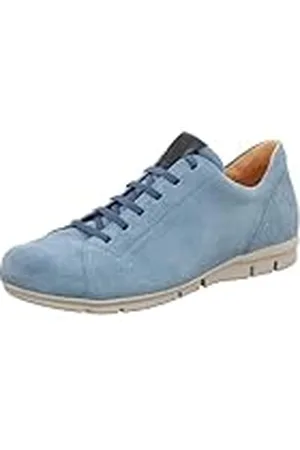 Think! Heren King_3-000659 chroomvrij gelooid duurzaam uitneembaar voetbed Slipper, 8000 Jeans/combi, 47 EU, , 47 EU